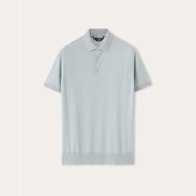 loro piana short sleeve wool polo